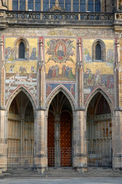 Detalhe da igreja gótica — Fotografia de Stock