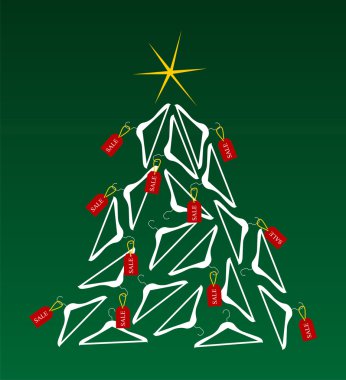 Sales Christmas Tree clipart