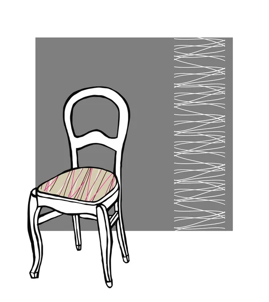 Upholstered chair — Stock Vector