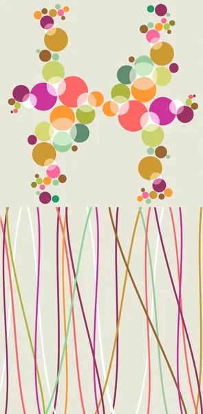 Pop milieux de bulles colorées . — Image vectorielle