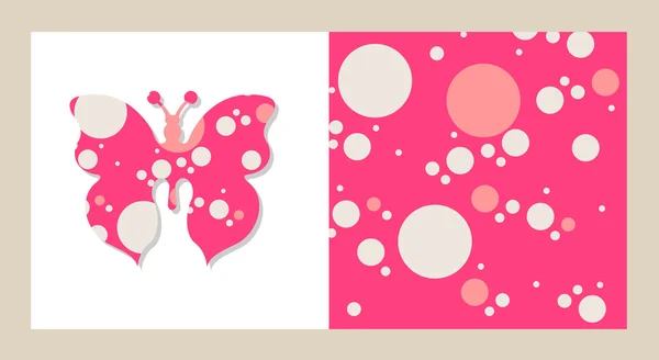 Papillon isolé — Image vectorielle