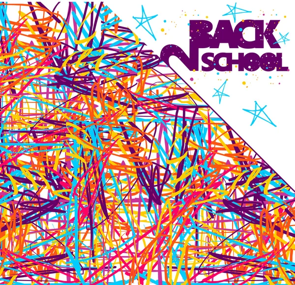 Back to school background — Stock Vector