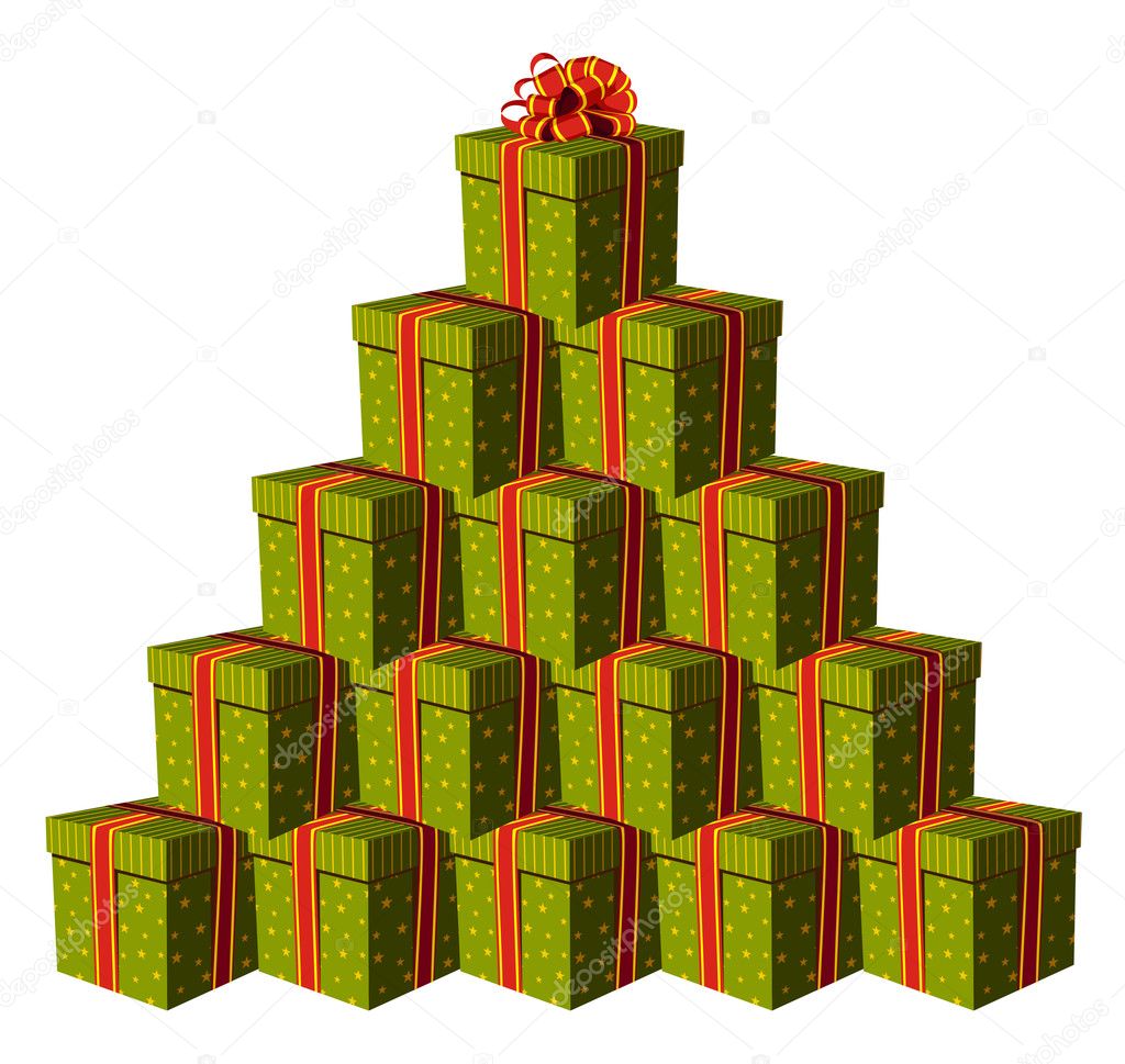 cajas de regalo formando un 225 rbol de navidad archivo cajas de regalo formando un 225 rbol de navidad archivo