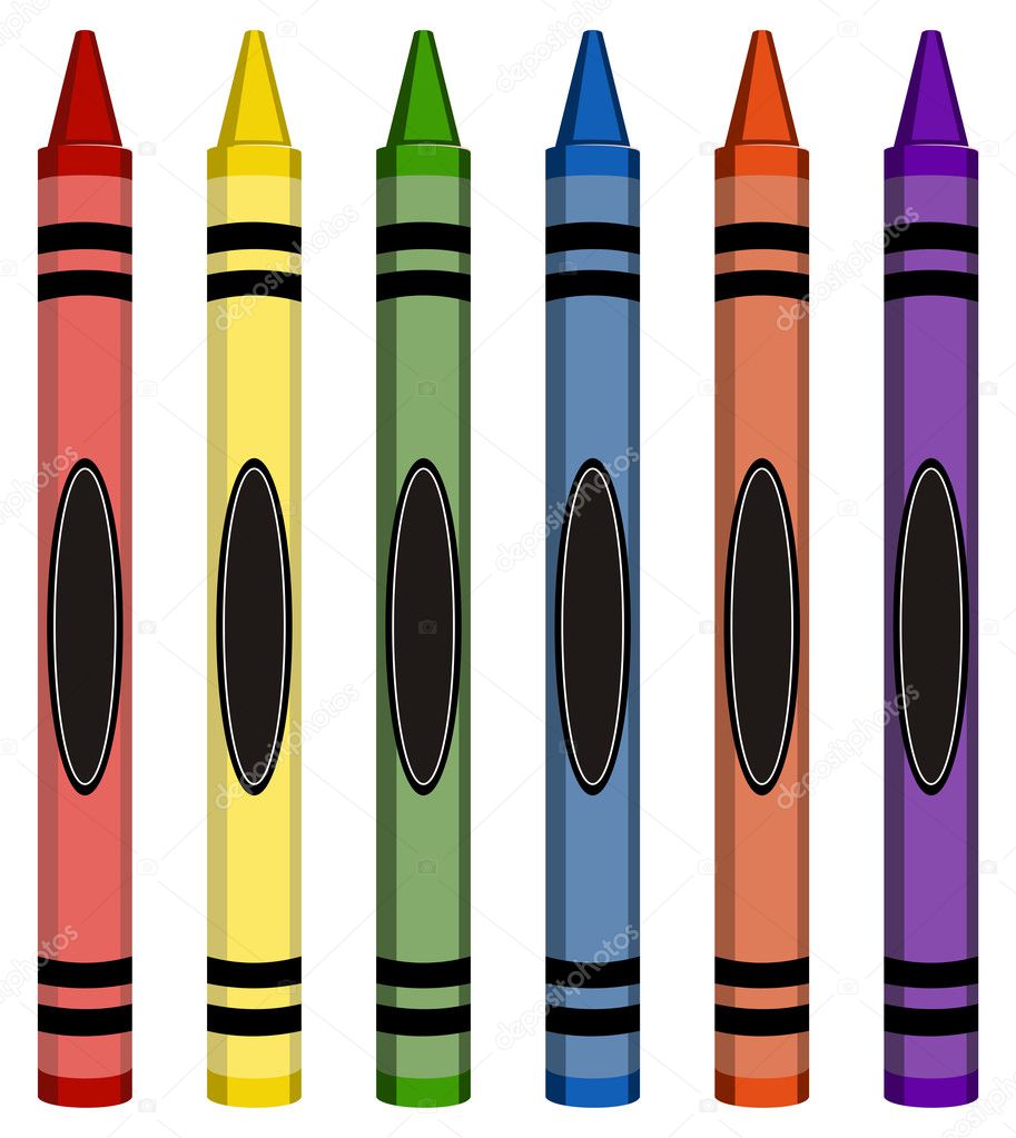 Colorful Large Crayons