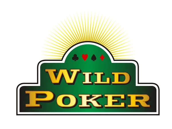 Poker-Hintergrund. rote und schwarze Symbole — Stockvektor