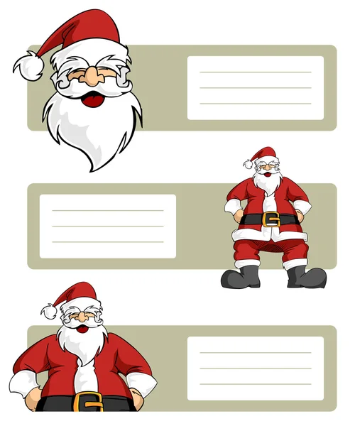 Série de Natal: personagem Papai Noel — Vetor de Stock