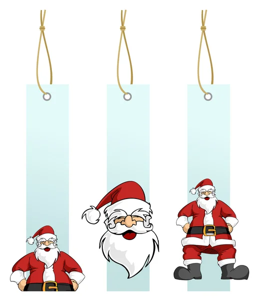 Karácsonyi sorozat: Mikulás karakter — Stock Vector