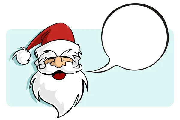 Christmas series: Santa Claus with a bla — Stock Vector