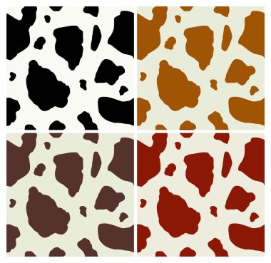 Cow print pattern clipart