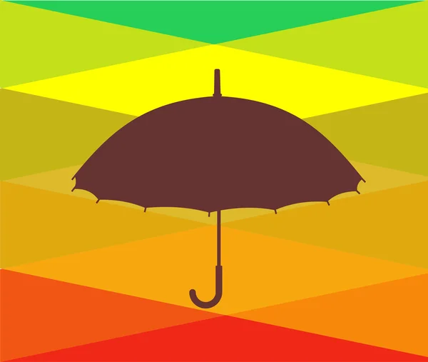 Colorful umbrellas — Stock Vector