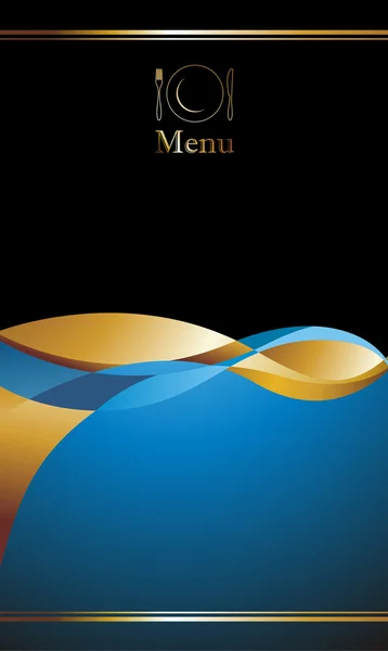 Conception de couverture de menu — Image vectorielle