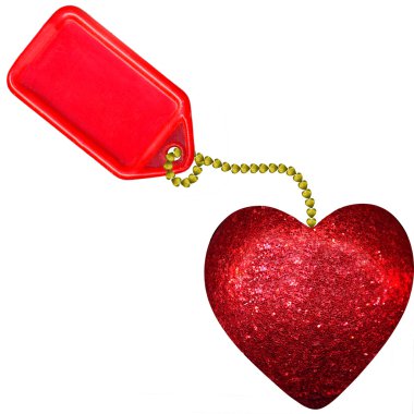 Red heart - tagged clipart