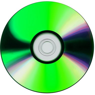 Green disc clipart