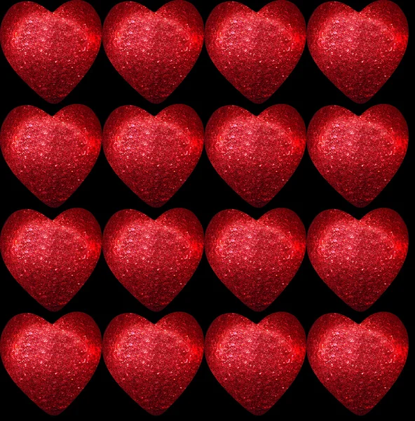 Rote Herzen — Stockfoto