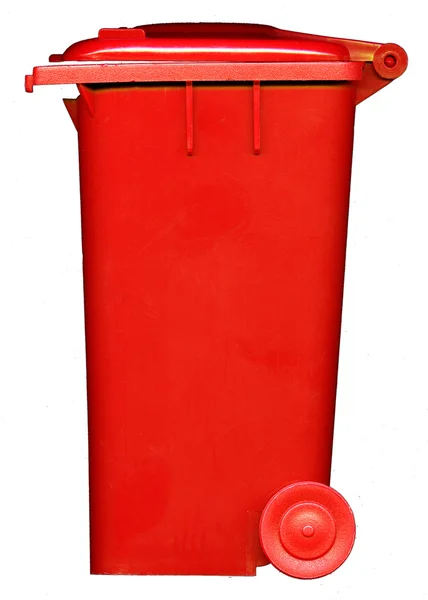 빨간 가방 빈 — 스톡 사진