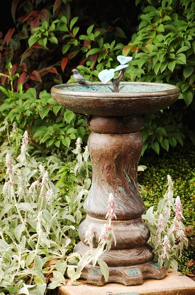 Ornamental birdbath — Stock Photo, Image