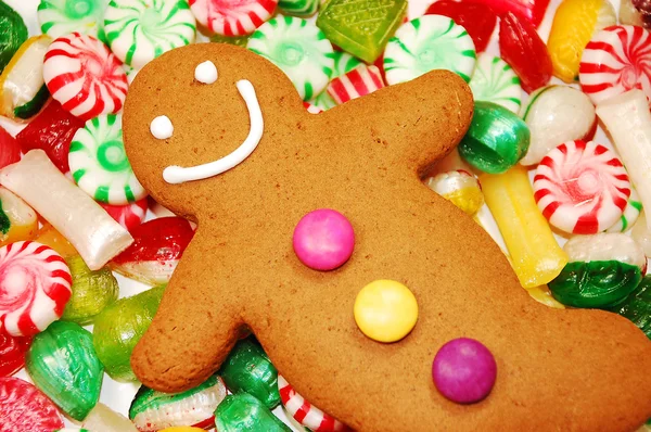 Gingerbread man cookie — Stock Photo, Image