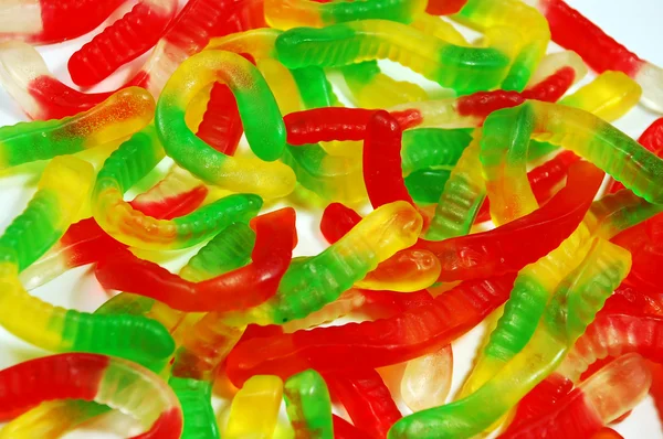 Gummy worms — 图库照片