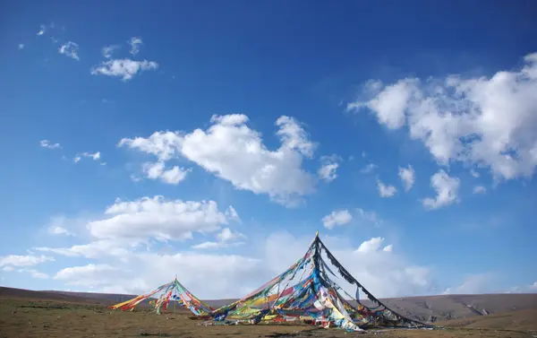 stock image Tibetan pray flags