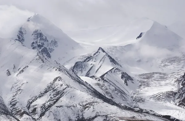 Снежная гора Лицензионные Стоковые Изображения