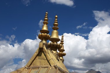 Tibet Tapınağı çatı