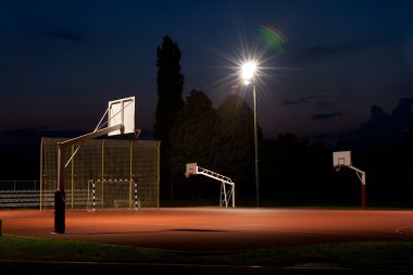 Basketball Court clipart