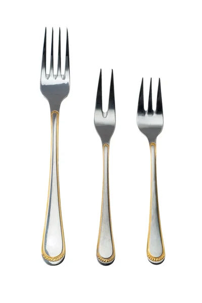 Tre forchette — Foto Stock