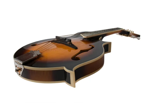Bluegrass mandolin isolerad på vit — Stockfoto