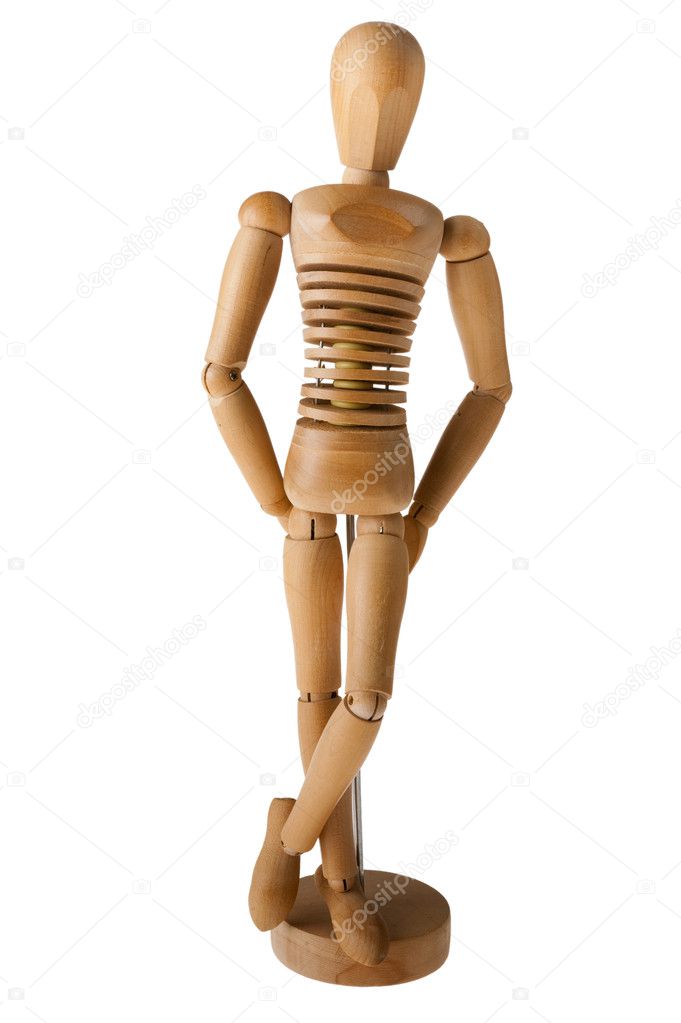 wooden drawing mannequin