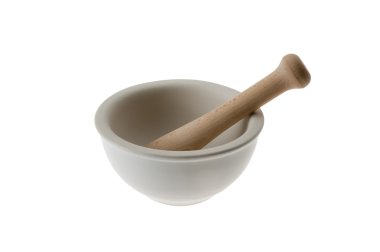 Ceramic Mortar and Pestle clipart