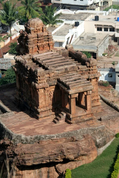 Вид с воздуха на храм — стоковое фото