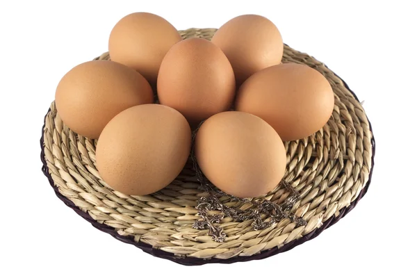 Huevos de Pascua con cruz — Foto de Stock