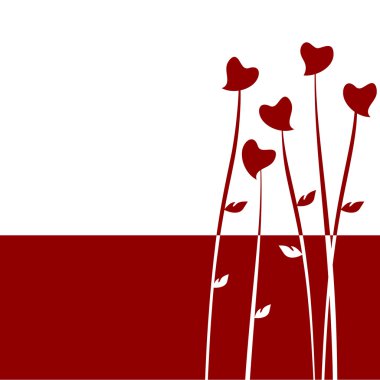 Valentine's day abstract clipart