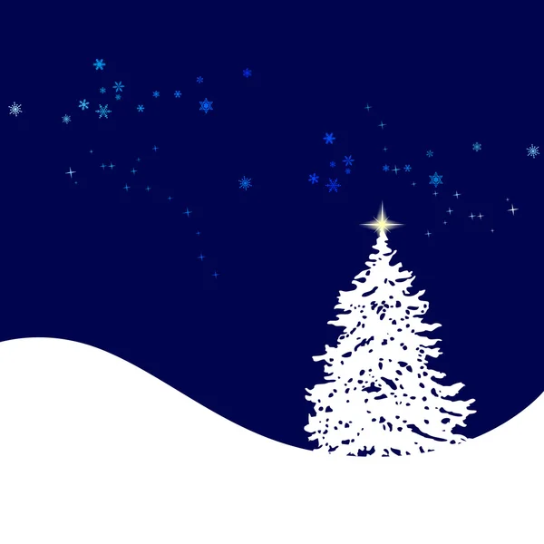 Christmas background, snowflakes — Stock Vector