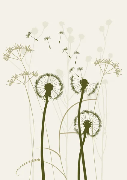 花卉背景，多耶 — 图库矢量图片