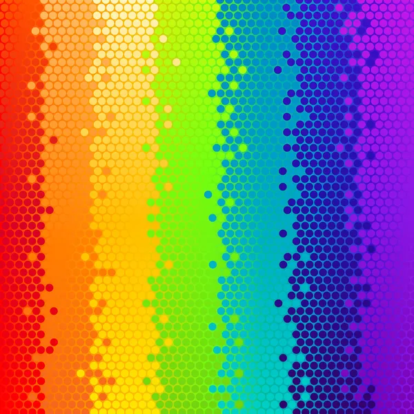 Vektorové pozadí abstraktní, rainbow — Stockový vektor