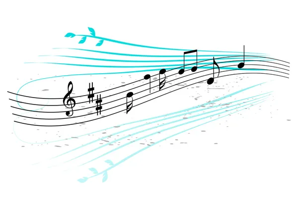 Абстрактним фоном, музика — стоковий вектор