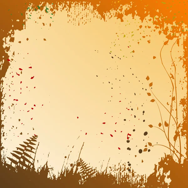 Herbst-Hintergrund mit Platz für ein tex — Stockvektor