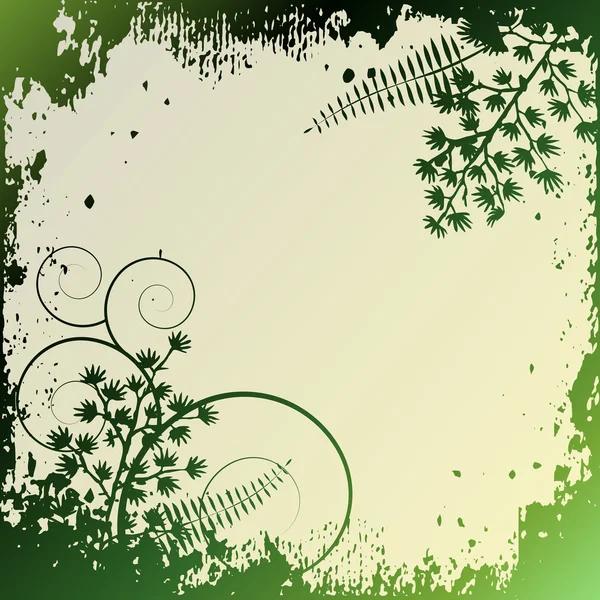 Квітковий фон, орнамент, листя — стоковий вектор