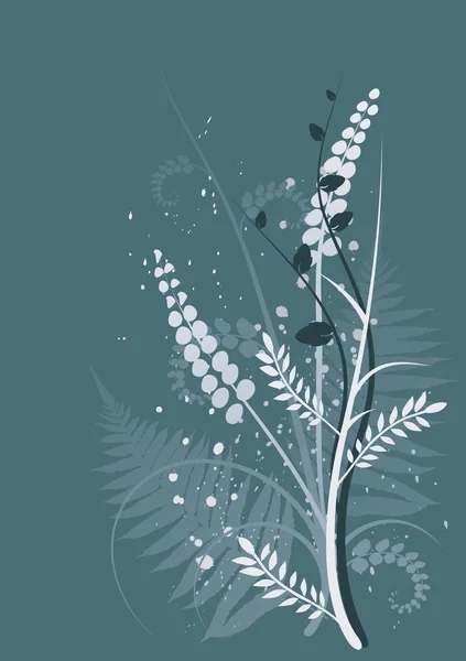 Floral background, meadow, garden — Stock Vector