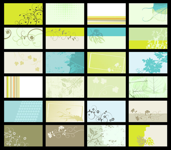 Business card - vector collection