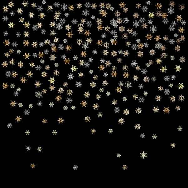 Flocons de neige, illustration vectorielle — Image vectorielle