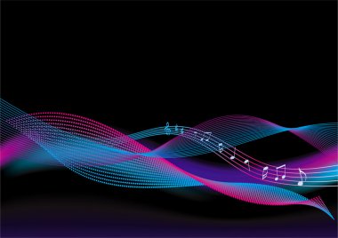 Abstract background - music clipart