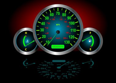 Speedometer Vector clipart