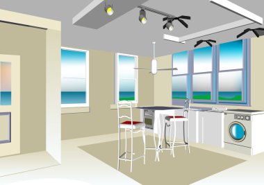 Architects 3D Home / Office clipart