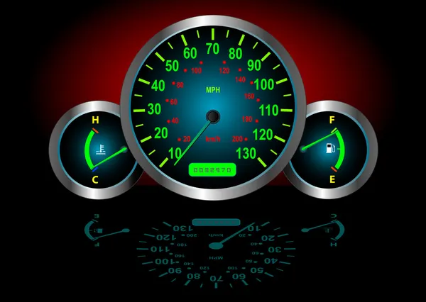 Vecteur de compteur de vitesse — Image vectorielle