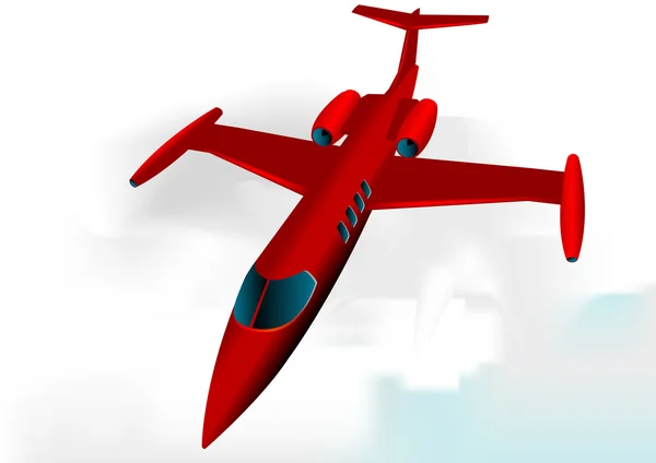 Learjet — Stockvector