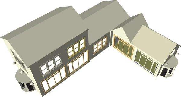 Архитекторы 3D Home / Office — стоковый вектор