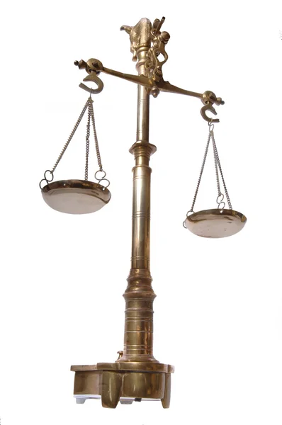 Gold scales of justice — Stock Photo, Image
