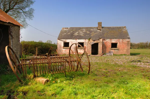 Eski Irish cottage — Stok fotoğraf